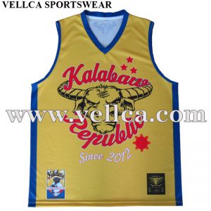 Sublimation Print Custom Team Basketball Jersey