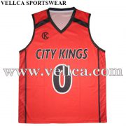 Custom Team Basketball Jersey with 100% Microfiber Fabric Dry Fit