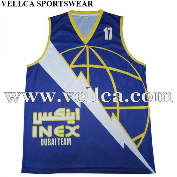 100% Polyester Quick Dry Internationale Custom Logo Design Basketball Jersey