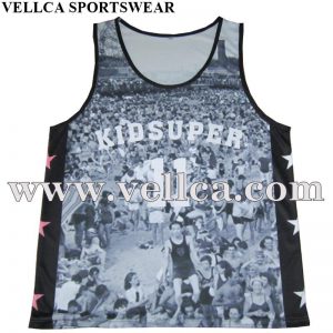 Dye Sublimation Running Singlet Polyester Fabric From China Factory