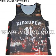 Custom Polyester Sublimation OEM Printed Running Singlets