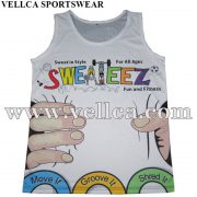 Custom Made Quick Dry Sublimated Running Singlet