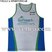 China Factory Custom Design Custom Wholesale Running Singlet