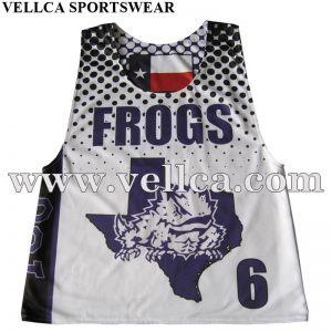 Wholesale Personalized Design Customized Lacrosse Pinnies