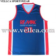 Sublimated Coolmax Micro Mesh Fabric Polyester Basketball Uniforms