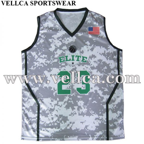 Camisas reversíveis feitas sob encomenda do basquetebol da sublimação do fabricante de China