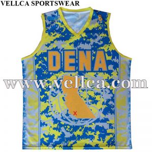 Progetta le tue squadre canotti di basket reversibili personalizzati