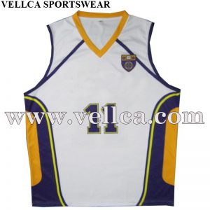 Uniformi delle maglie delle squadre sportive di pallacanestro sublimate con stampa personalizzata