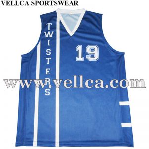 Progetta maglie da basket reversibili sublimate personalizzate