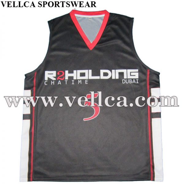 Uniformi e maglie della squadra di pallacanestro di sublimazione degli uomini