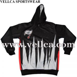 OEM & ODM digital sublimering fuld trykt polyester fleece hoody med brugerdefineret logo