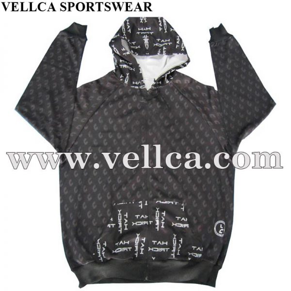 Diseño de sudaderas sublimadas personalizadas con capucha sublimada de tinte completo