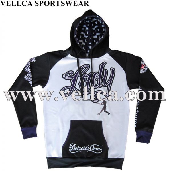 Moletons sublimados personalizados com capuz de basebol Sofbtall