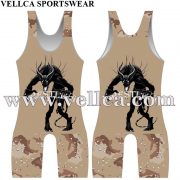 Customized Compression Gear Mens Wrestling Singlet