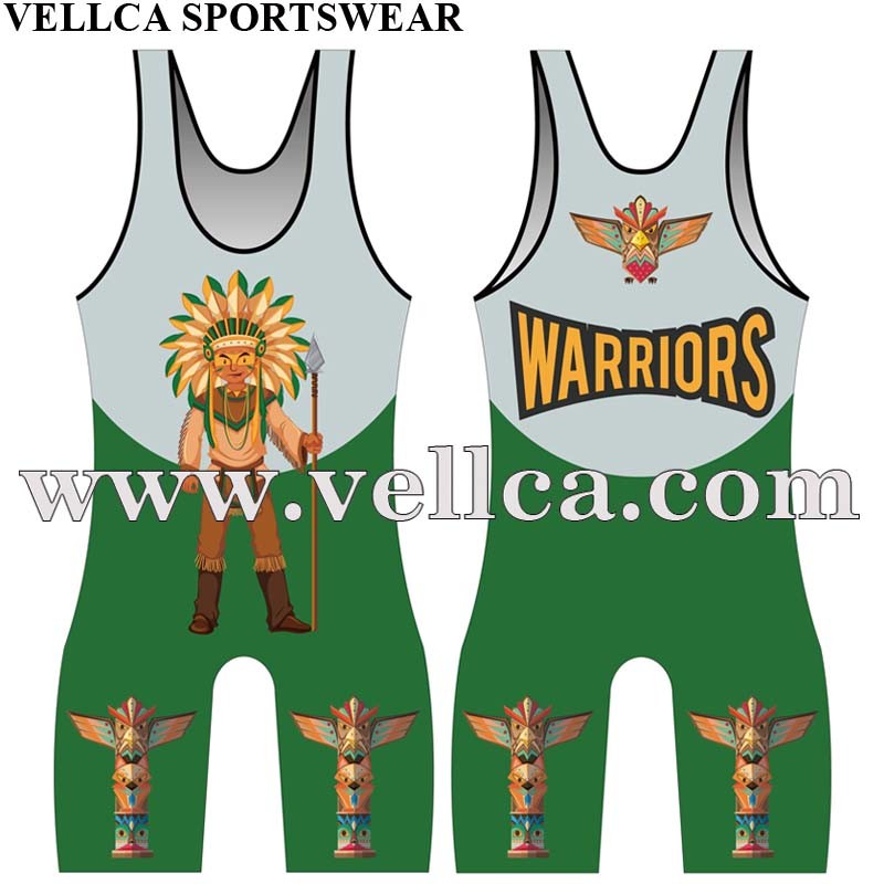 Sublimated Wrestling Singlets For Men & Kids Vellca Sportswear Co