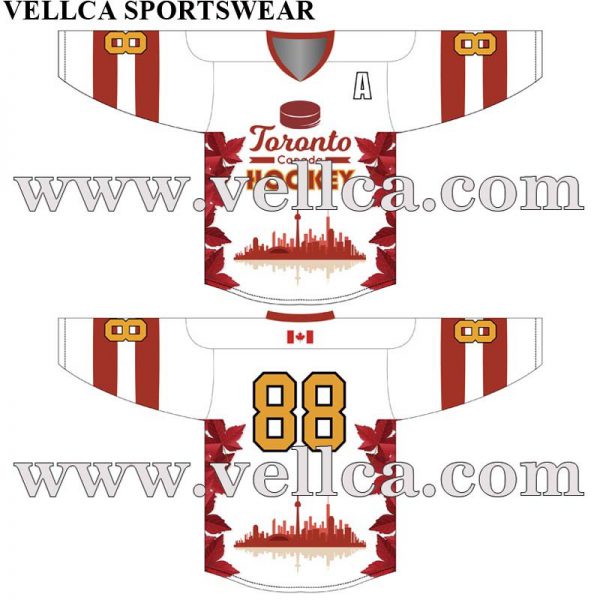 Diseño personalizado de hielo & El campo del equipo de hockey jerseys de EE.UU. y Canadá