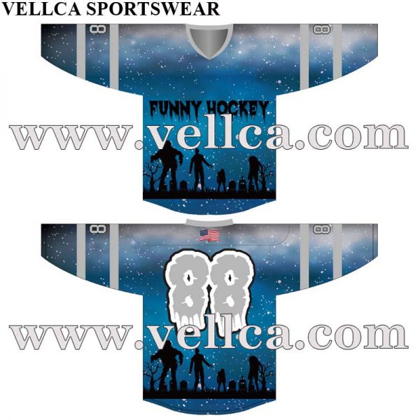 Sublimation Inline Hockey Jersey Wholesale League Hockey Jersey