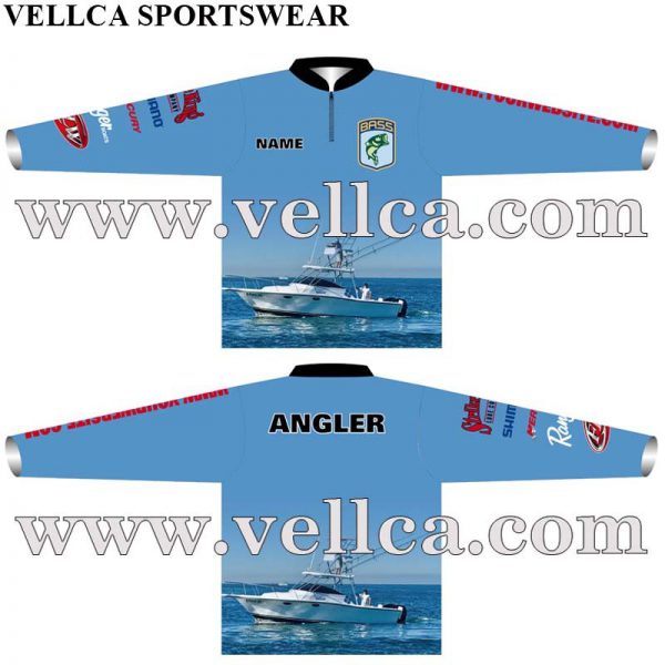 Camisas de pesca personalizadas para charter de pesca