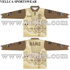 Design Custom Sublimated Fishing Polo Shirts Fishing Jerseys