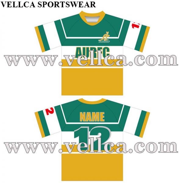 Camisetas sublimadas personalizadas de la liga australiana de rugby
