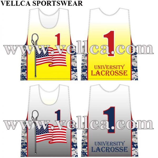 Dry Fit halpa mukautettu värisublimaatio Lacrosse Jersey