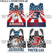 Custom Made Digital Printing Lacrosse Team Uniforms With Lightweight Fabric