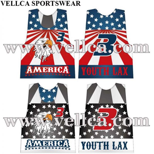 Specialfremstillede Lacrosse-teamuniformer med digitalt tryk med letvægtsstof