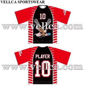 Cheap Custom 100% Polyester Dye Sublimation Printing Lacrosse Apparel