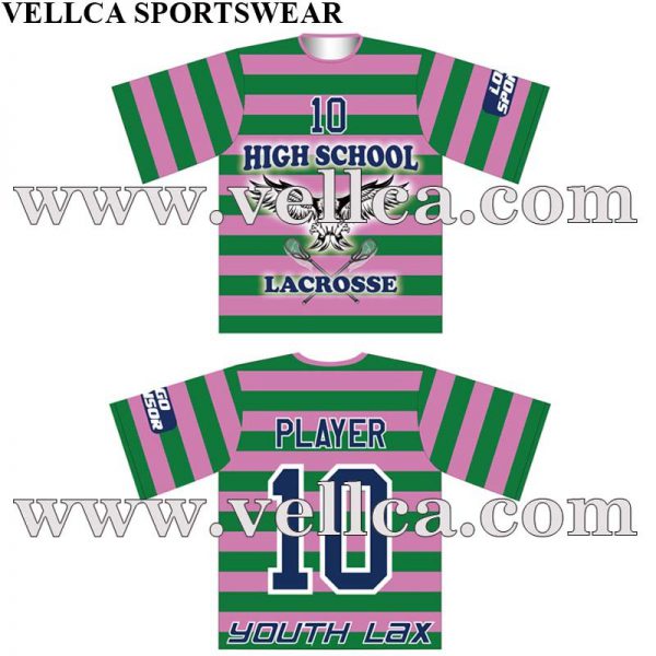 Magliette da lacrosse per magliette da tiro personalizzate della squadra di lacrosse della gioventù