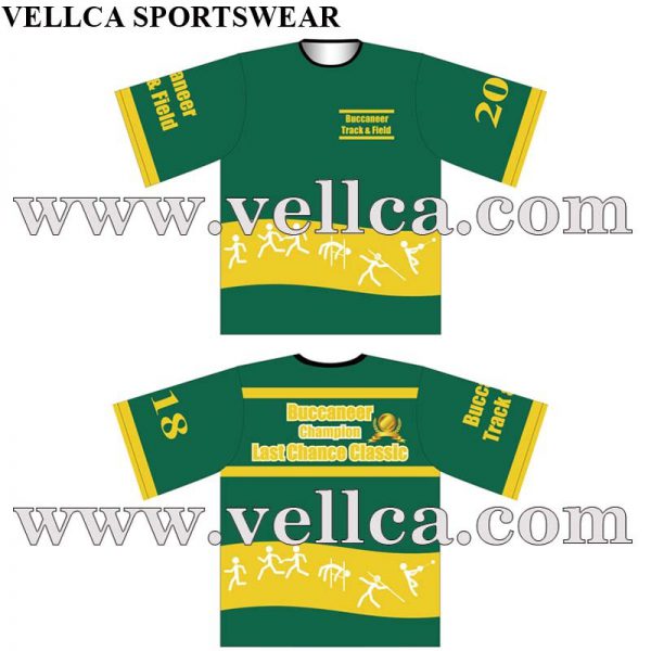 Track Practice Wear Sublimated T-Shirts And Tanks