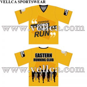 Uniformes de equipe sublimados personalizados Uniforme de corrida em pista