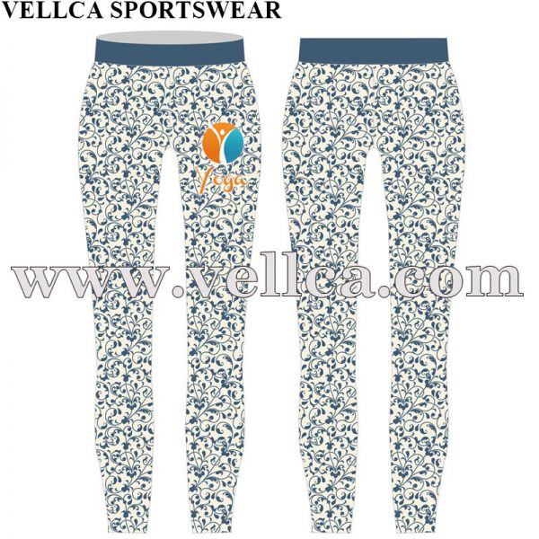 Sublimerade Yoga Leggings med anpassad logotyp