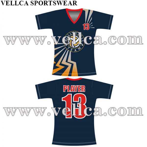 Custom Sublimated Volleyball Team Jersey Uniforms
