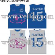 Adult and Youth Lacrosse Reversible Jersey Tank Design